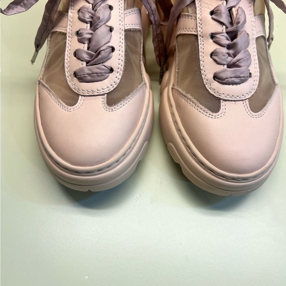 AGL Pink Low-Top Sneakers with White Soles - Picture 8 of 11